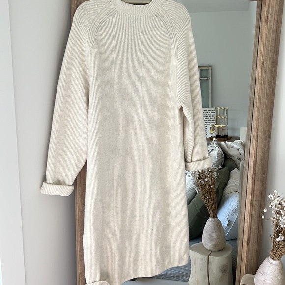Hunkydory Stockholm Knit Cream/Grey Dress - Picture 6 of 6